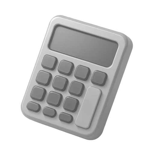 3D calculator icon