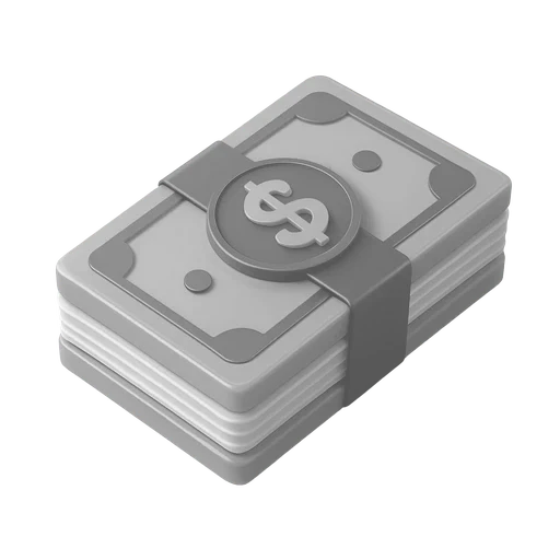 3D money icon