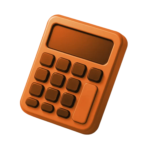 3D calculator icon