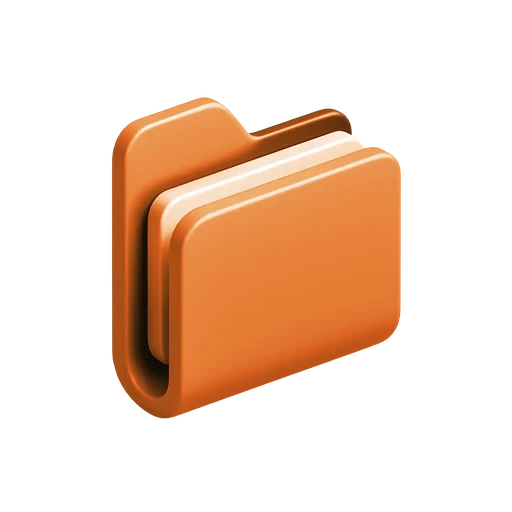 3D folder icon