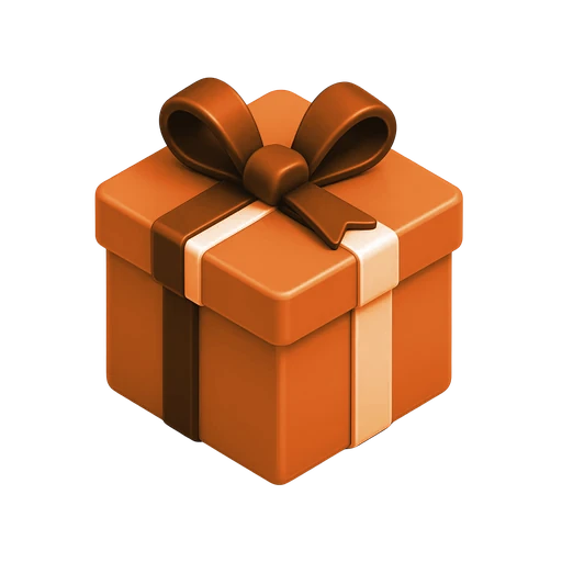 3D gift icon