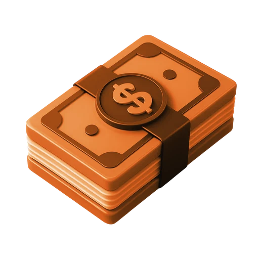 3D money icon